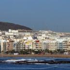 Strandszene Las Canteras Strand Las Palmas