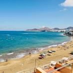Aussicht & Meerblick auf den Canteras Strand Las Palmas