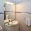 bathroom with shower 405 Studio Playa Dorada