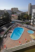 typisches Wetter in Playa del Ingles: wolkenloser Himmel über dem Dorotea Appartement calle Tirma typisches Wetter in Playa del Ingles: wolkenloser Himmel über dem Dorotea Appartement calle Tirma