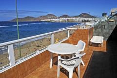 most spacious sun-terraces over Canteras beach in Playa Dorada Apartments, Las Palmas de Gran Canaria