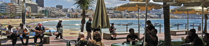 Panorama Restaurant La Oliva am Canteras Strand Las Palmas de Gran Canaria