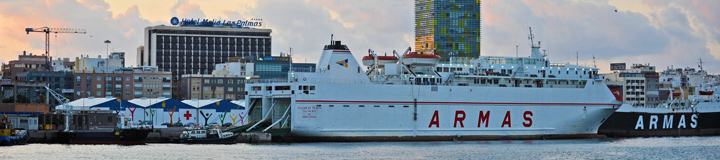 Armas Ferry at Las Palmas Port